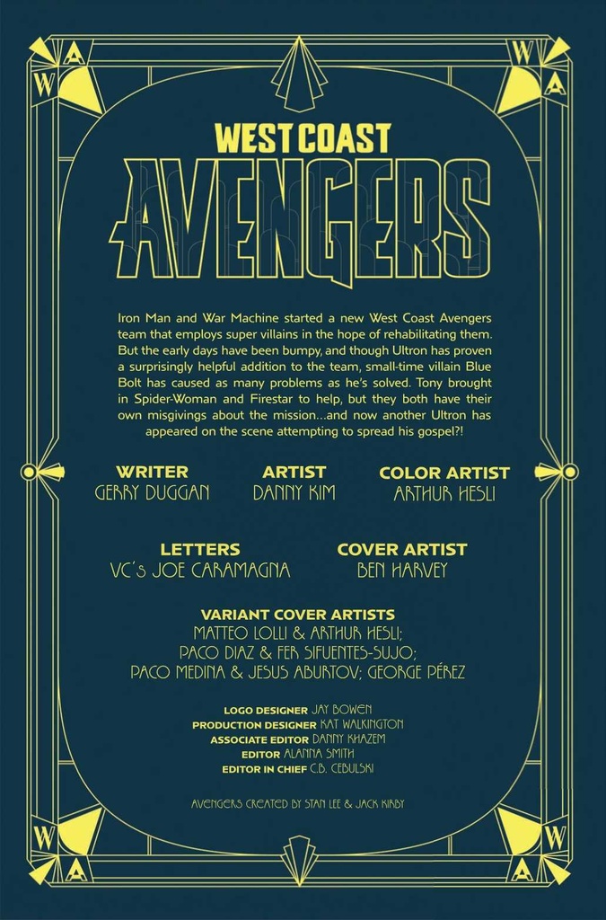 WEST COAST AVENGERS #3 MATTEO LOLLI VAR