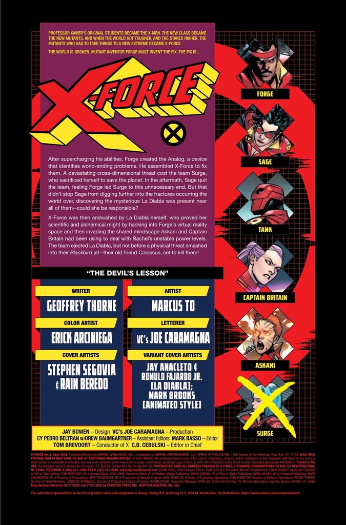 X-FORCE #8 MARK BROOKS ANIMATED-STYLE VAR
