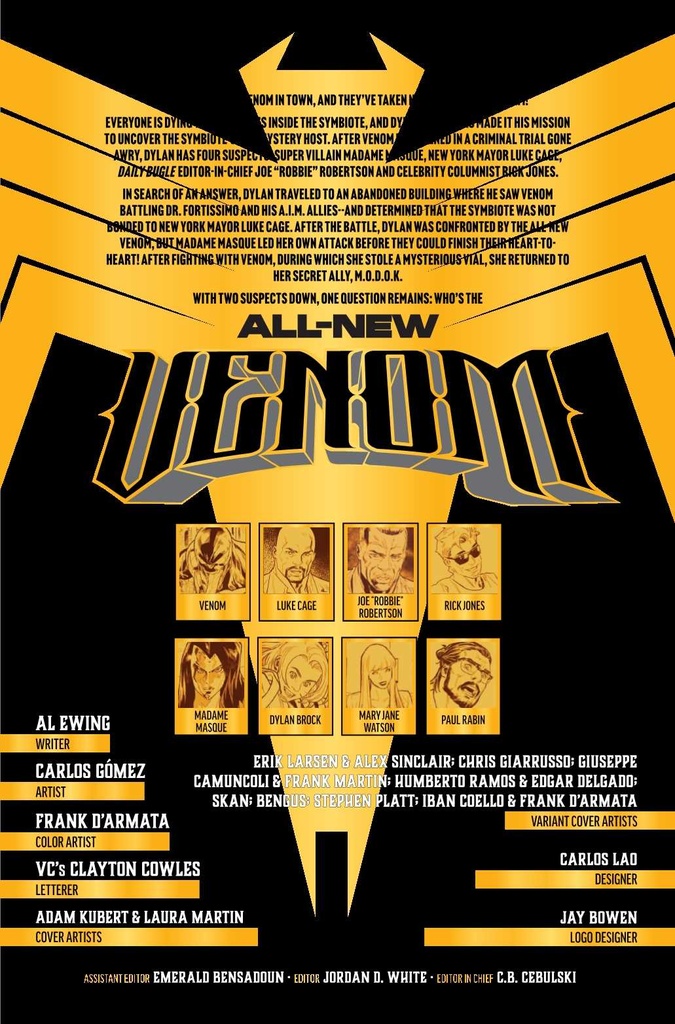 ALL-NEW VENOM #4 GIUSEPPE CAMUNCOLI CONNECT VAR