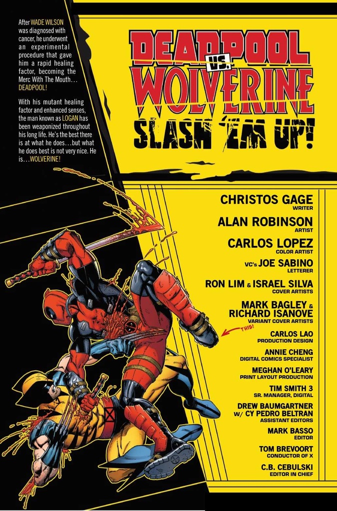 DEADPOOL VS WOLVERINE SLASH EM UP #1