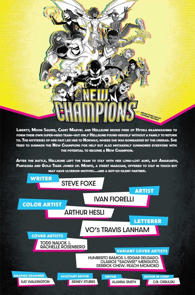 NEW CHAMPIONS #3 HUMBERTO RAMOS REUNION VAR