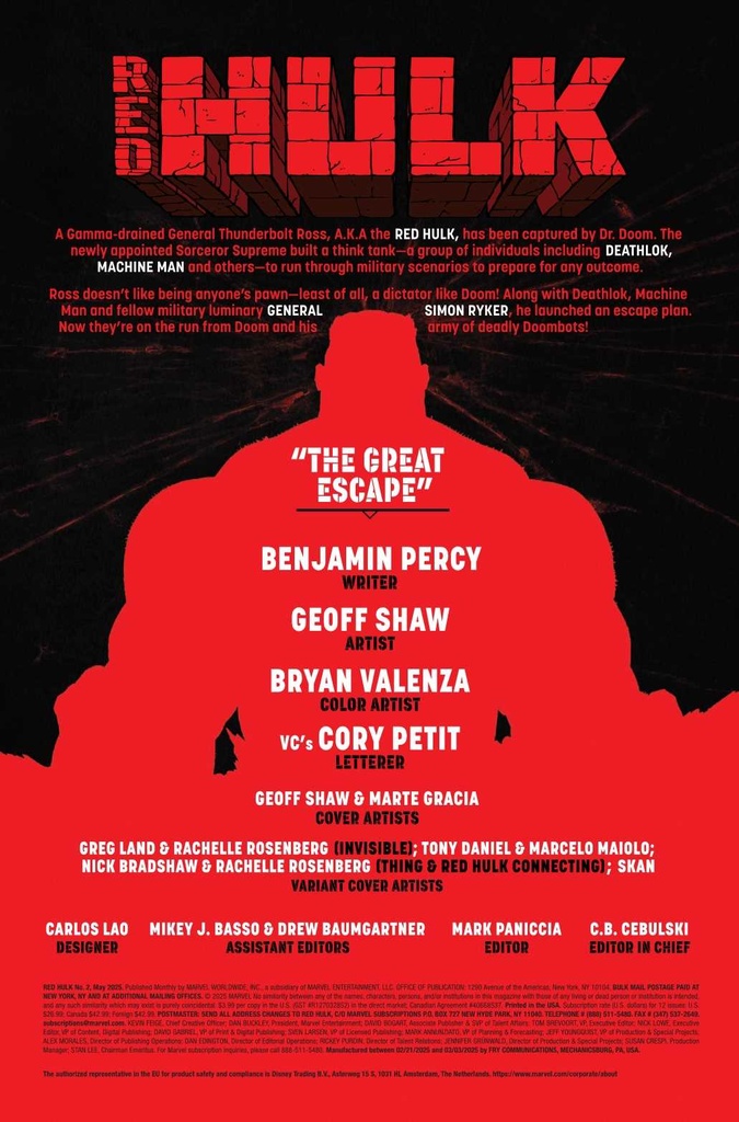 RED HULK #2