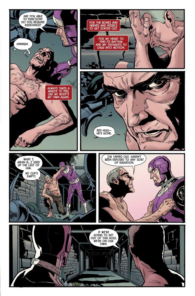 RED HULK #2 NICK BRADSHAW THING CONNECT VAR