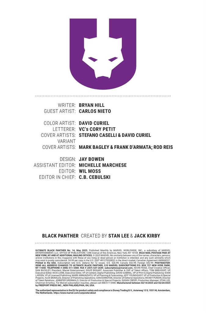 ULTIMATE BLACK PANTHER #14