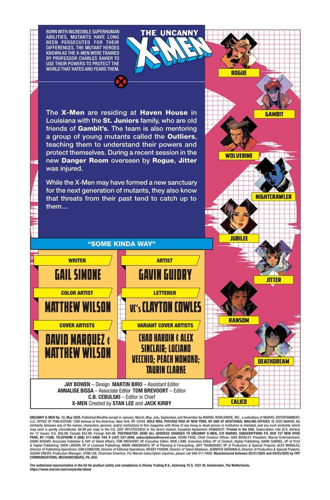 UNCANNY X-MEN #12