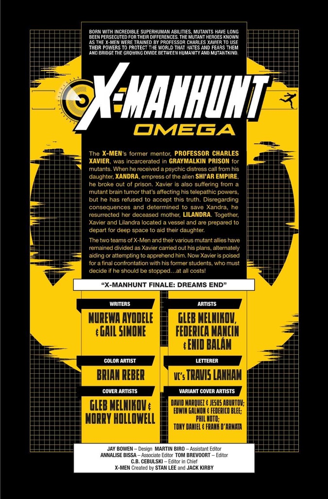 X-MANHUNT OMEGA #1