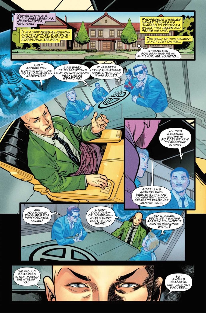 GODZILLA VS X-MEN #1 GODZILLA KING OF MONSTERS HOMAGE VAR