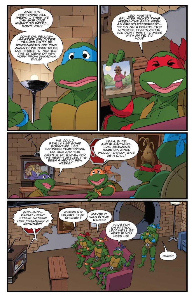TMNT SATURDAY MORNING ADV #25 CVR B LEWIS