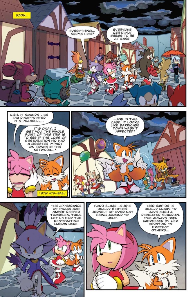 SONIC THE HEDGEHOG #78 CVR B DOBBINS