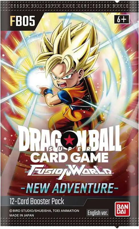 Dragon Ball Super CG: Fusion World 05 - New Adventure Booster Box (FB05, Pack)