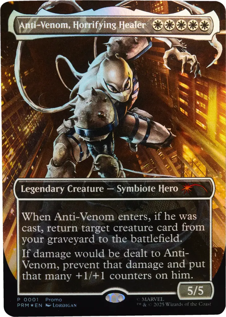 Marvel Legends/Magic: The Gathering - Agent Anti-Venom Action Figure w/ Card (3)