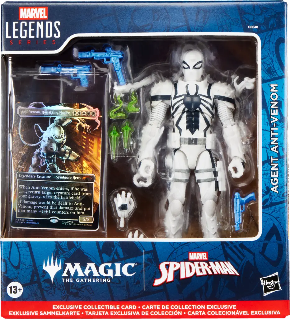 Marvel Legends/Magic: The Gathering - Agent Anti-Venom Action Figure w/ Card (8)