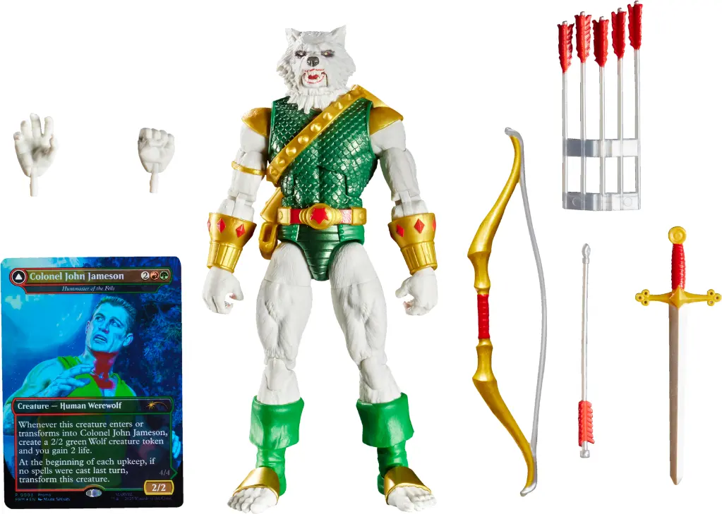 Marvel Legends/Magic: The Gathering - Man-Wolf Action Figure w/ Card (2)