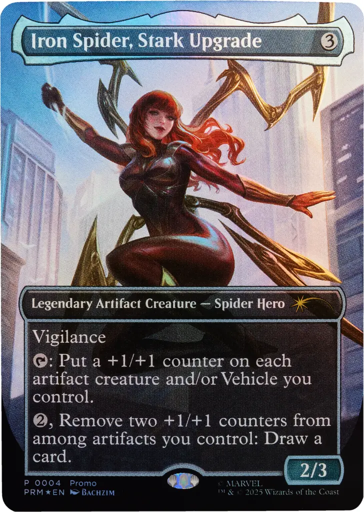 Marvel Legends/Magic: The Gathering - Mary Jane Watson Iron Spider Action Figure w/ Card (2)