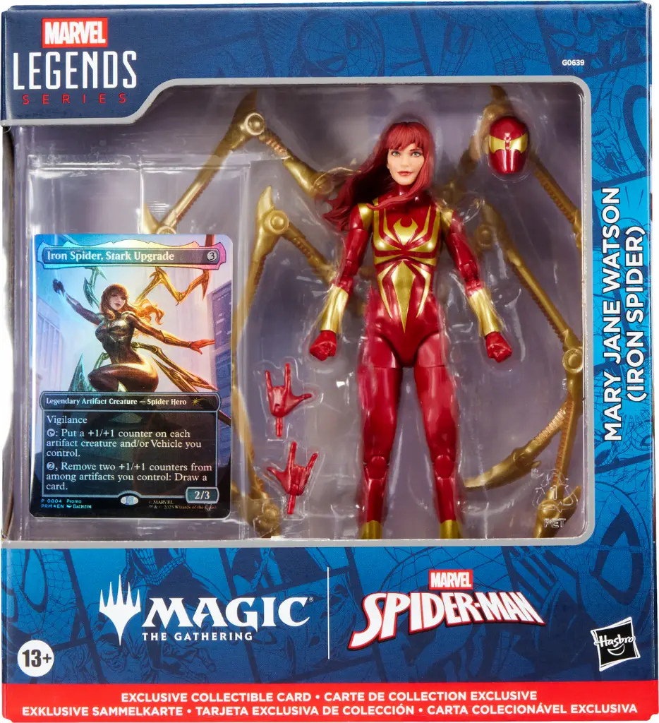 Marvel Legends/Magic: The Gathering - Mary Jane Watson Iron Spider Action Figure w/ Card (7)