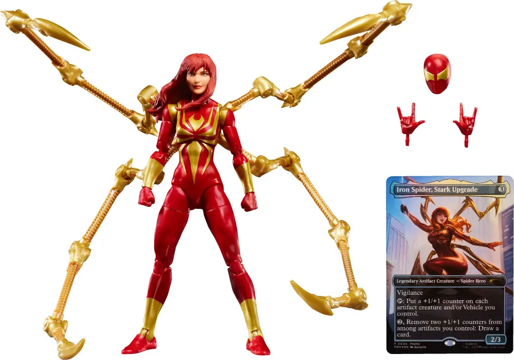 Marvel Legends/Magic: The Gathering - Mary Jane Watson Iron Spider Action Figure w/ Card (1)
