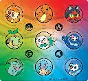 Pokémon: First Partner Illustration Collection - Series 1 (Sticker Sheet)
