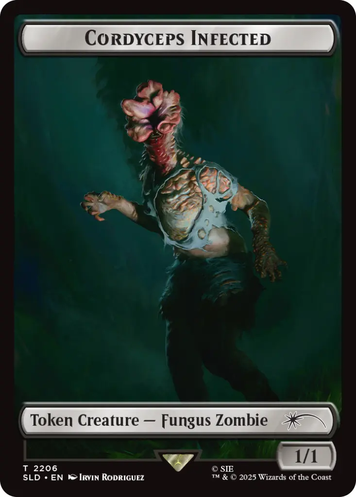 Magic: The Gathering - Secret Lair x The Last of Us: Part II (Cordyceps Infected token)