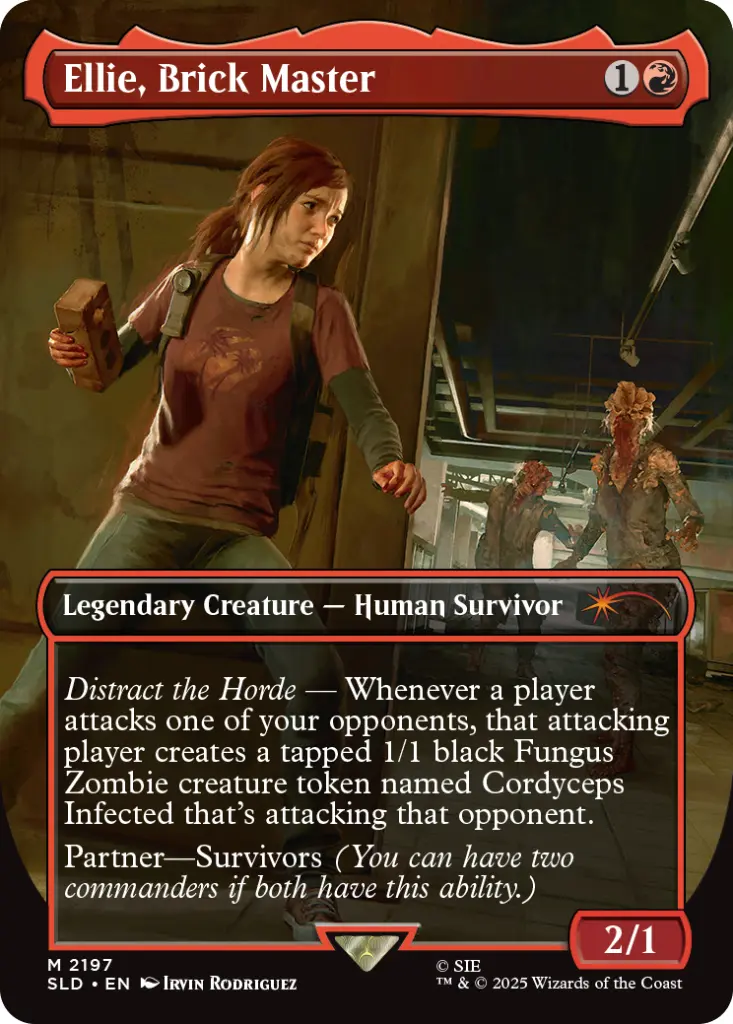 Magic: The Gathering - Secret Lair x The Last of Us: Part I (Ellie, Brick Master)
