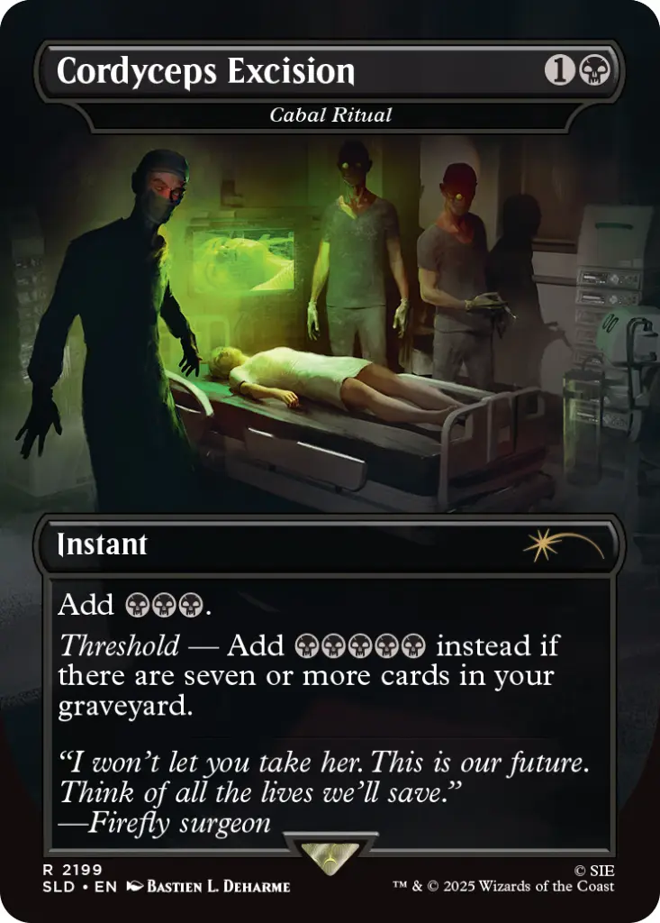 Magic: The Gathering - Secret Lair x The Last of Us: Part I (Cabal Ritual as “Cordyceps Excision”)