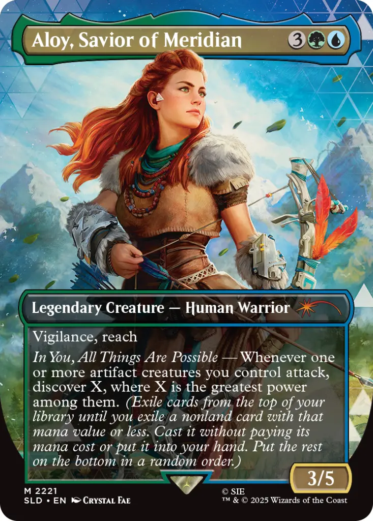 Magic: The Gathering - Secret Lair x Horizon: Into the Forbidden West (Aloy, Savior of Meridian)