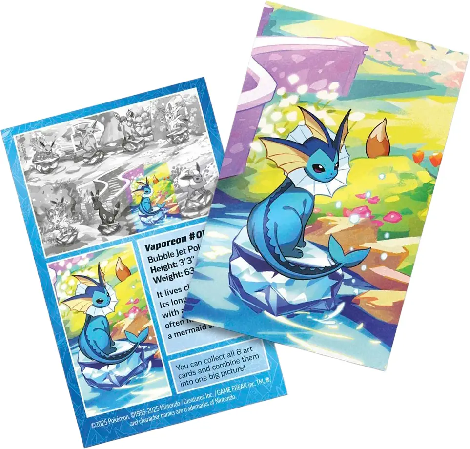 Pokémon - Scarlet & Violet 8.5: Prismatic Evolutions - Mini Tin (Vaporeon)