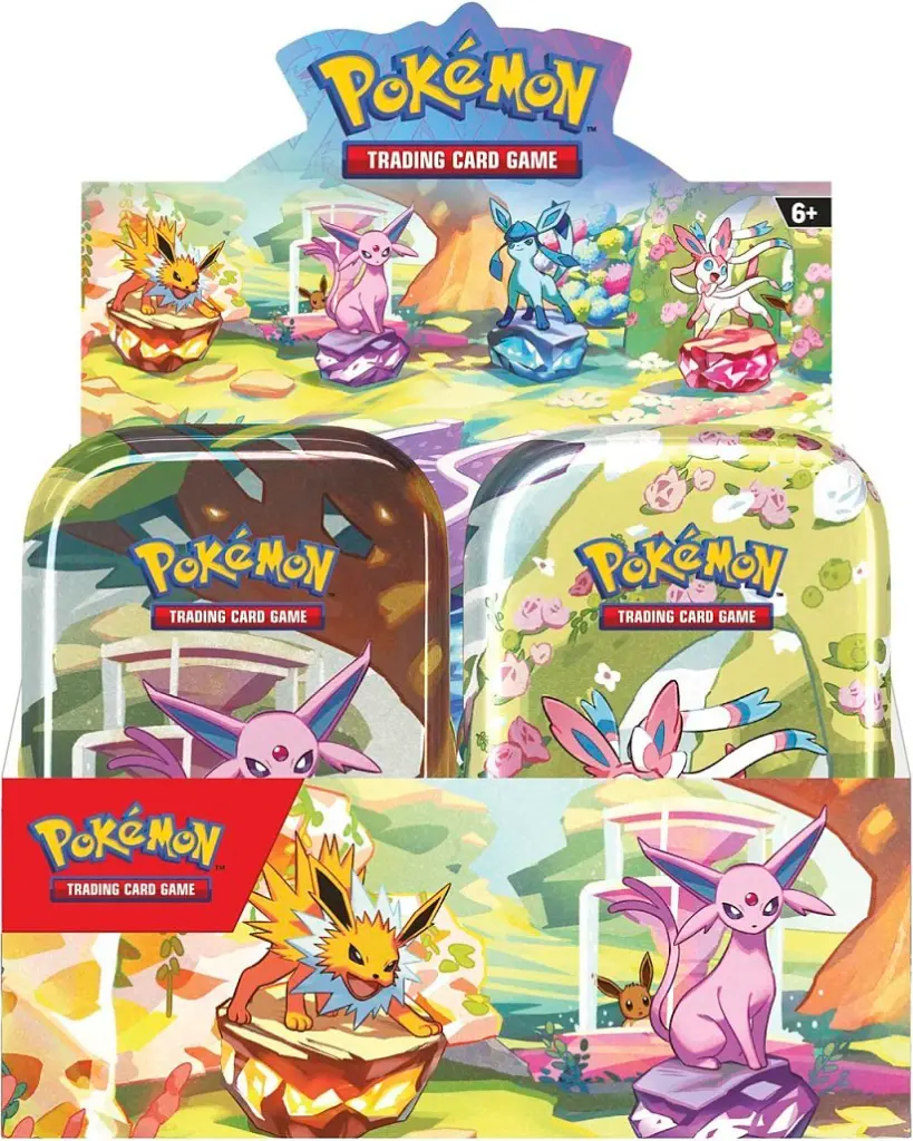 Pokémon - Scarlet & Violet 8.5: Prismatic Evolutions - Mini Tin Display (Front)