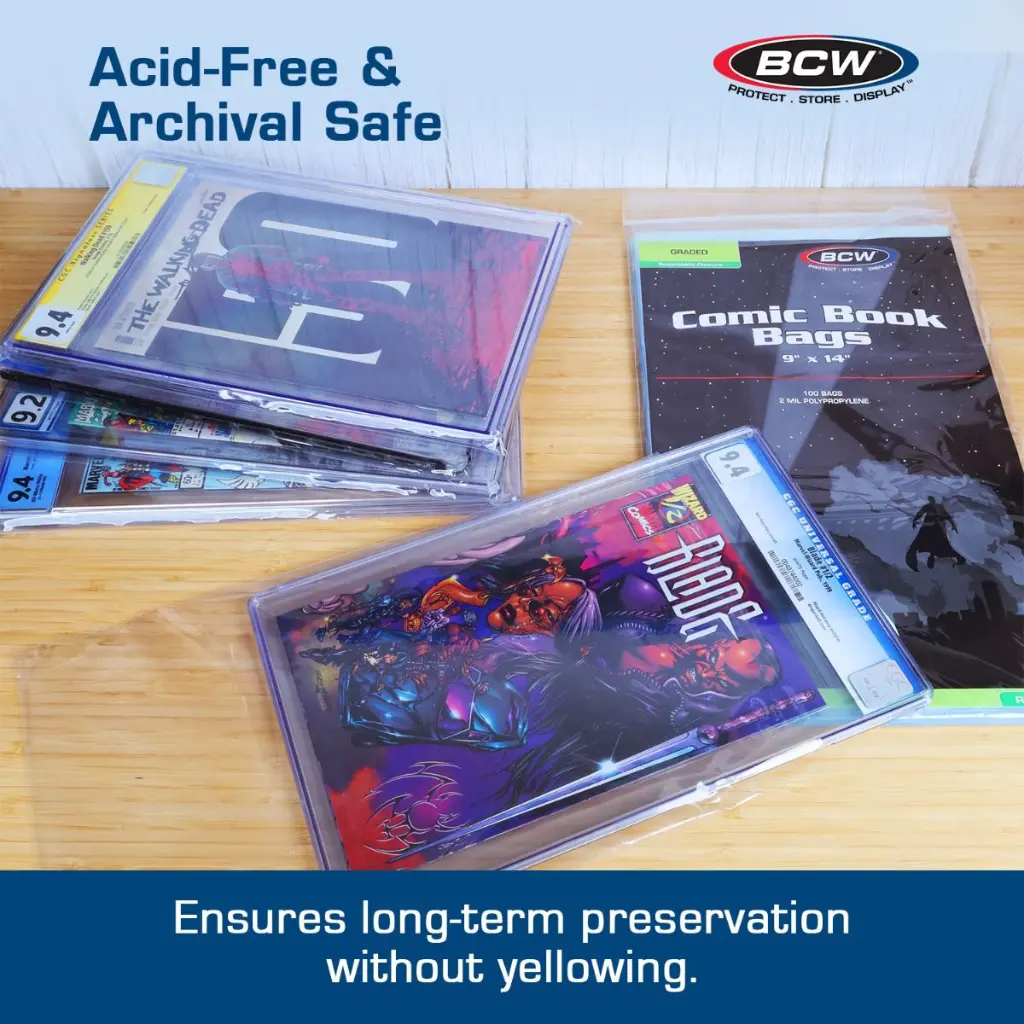 BCW - Resealable Graded Comic Bags (3)