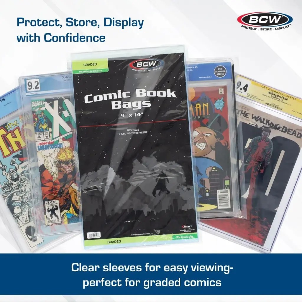 BCW - Resealable Graded Comic Bags (4)
