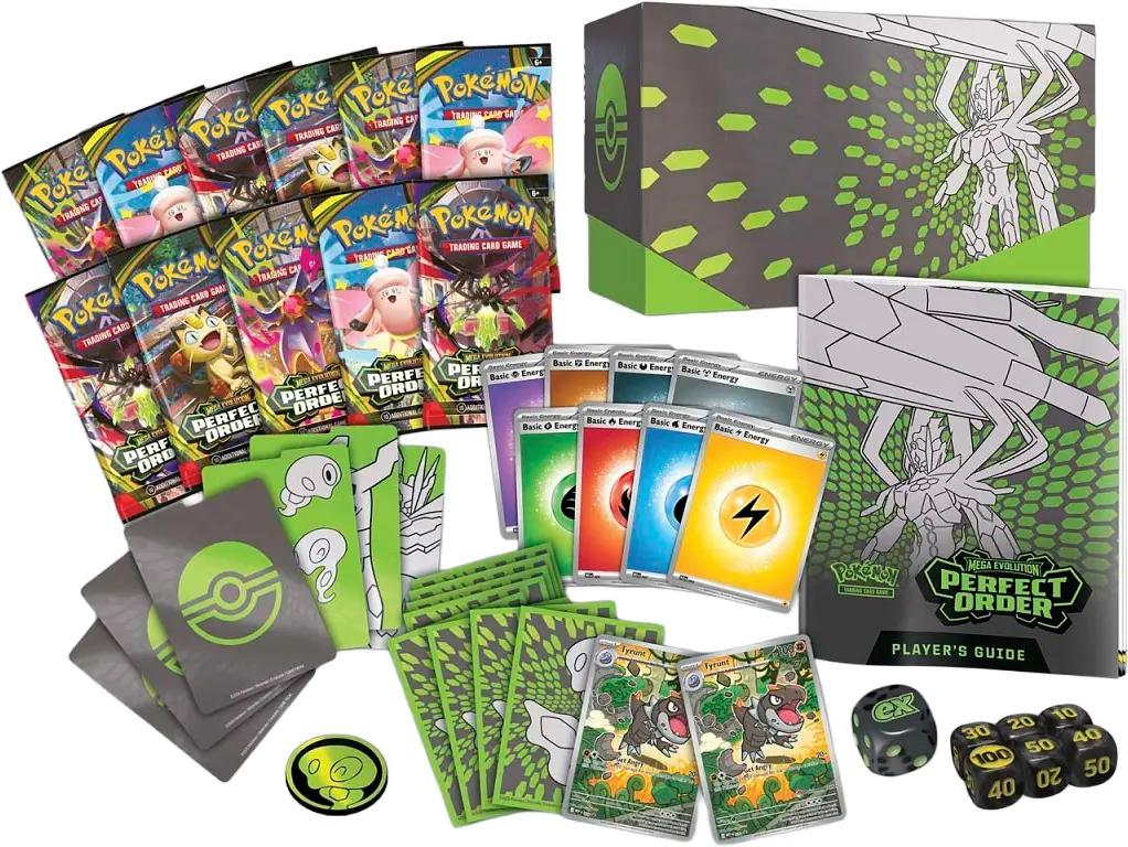 Pokémon - Mega Evolution: Perfect Order - Pokémon Center Elite Trainer Box (Contents)