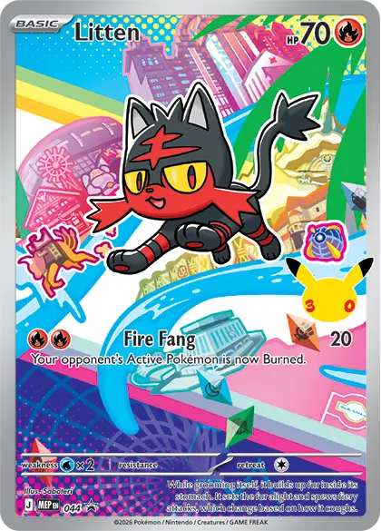 Pokémon: First Partner Illustration Collection (Litten)