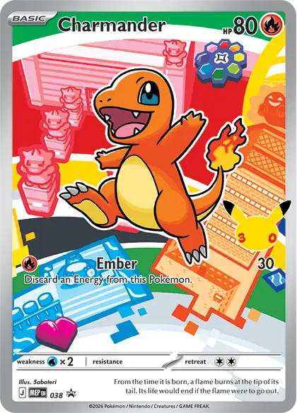 Pokémon: First Partner Illustration Collection (Charmander)
