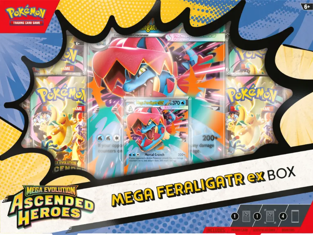 Pokémon - Mega Evolution 2.5: Ascended Heroes Mega Feraligatr ex Box (1)