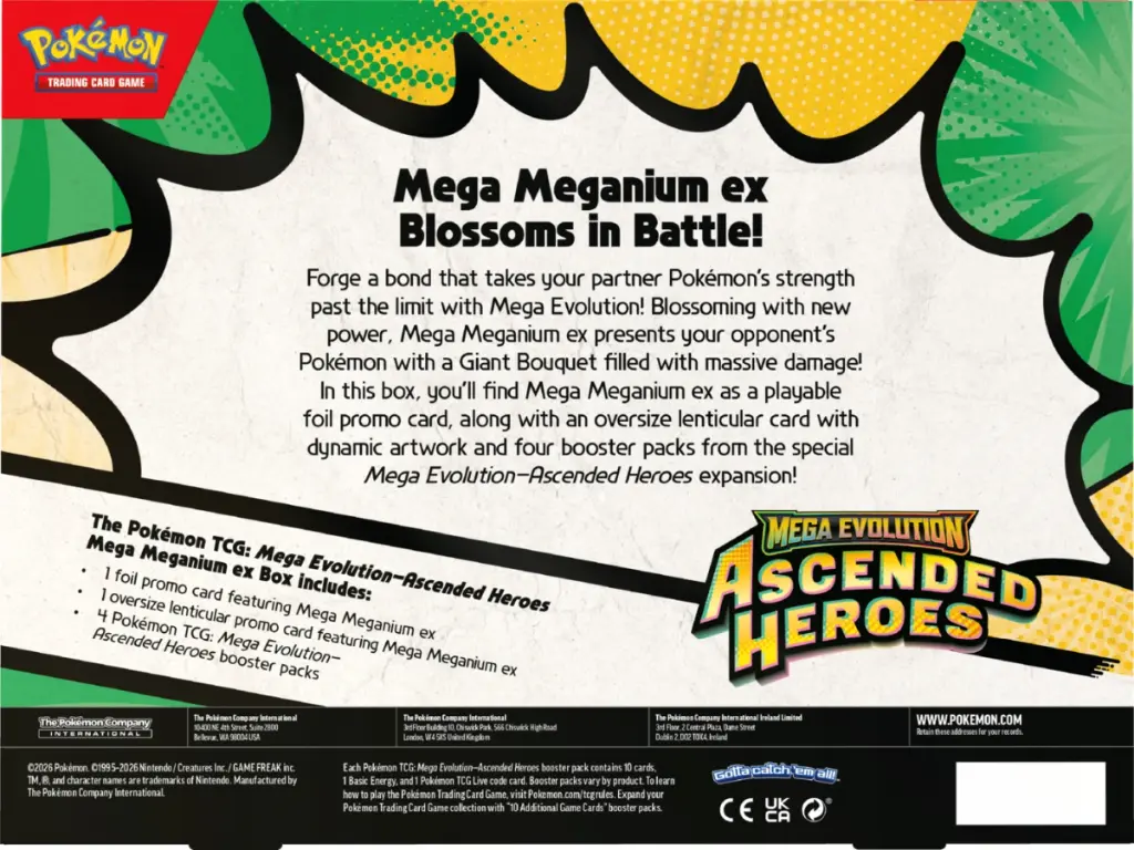 Pokémon - Mega Evolution 2.5: Ascended Heroes Mega Meganium ex Box (2)