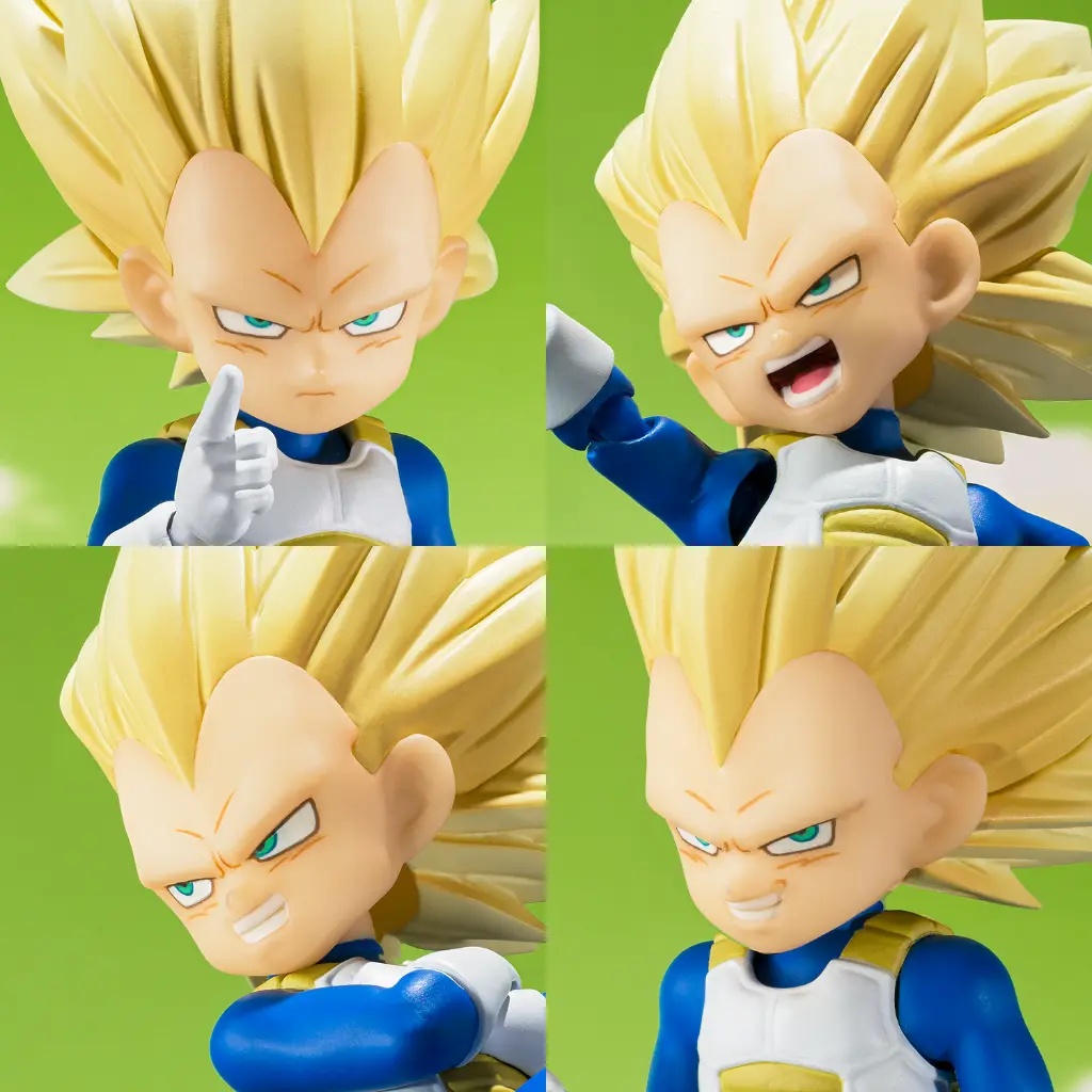 S.H.Figuarts: Dragon Ball Daima - Super Saiyan 3 Vegeta (mini) 8cm Action Figure (5)