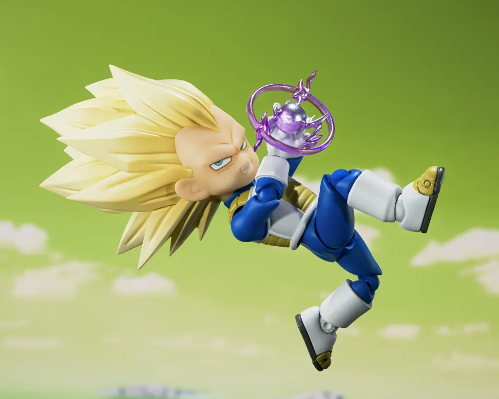 S.H.Figuarts: Dragon Ball Daima - Super Saiyan 3 Vegeta (mini) 8cm Action Figure (3)