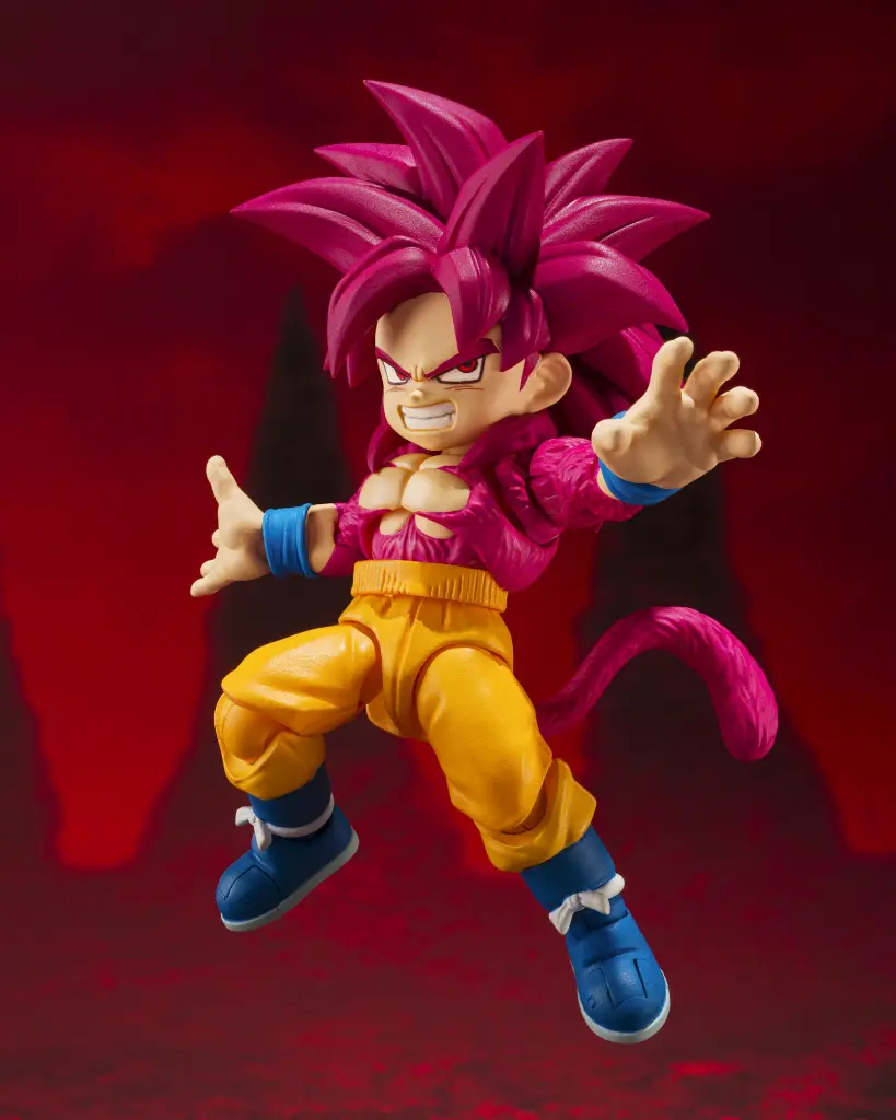 S.H.Figuarts: Dragon Ball Daima - Super Saiyan 4 Son Goku (mini) 8cm Action Figure (3)