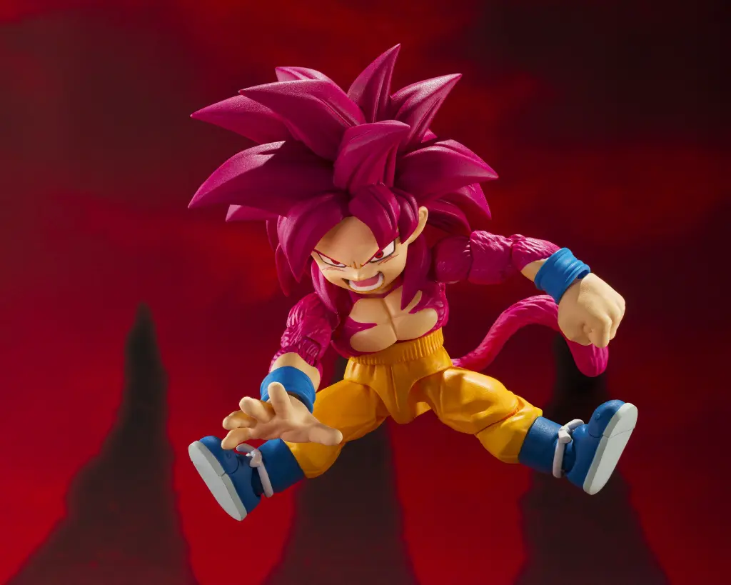 S.H.Figuarts: Dragon Ball Daima - Super Saiyan 4 Son Goku (mini) 8cm Action Figure (4)