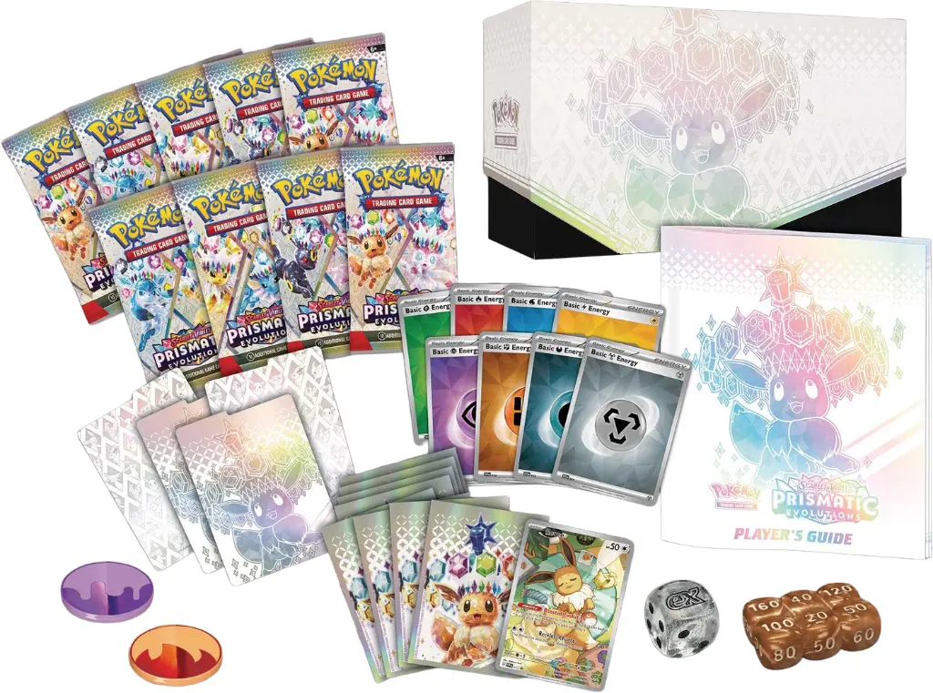 Pokémon - Scarlet & Violet 8.5: Prismatic Evolutions - Elite Trainer Box (Contents)