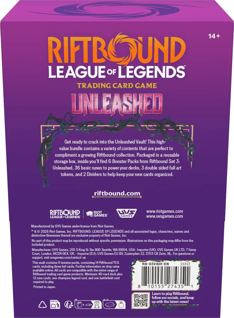 Riftbound: League of Legends - Unleashed Vault (3)