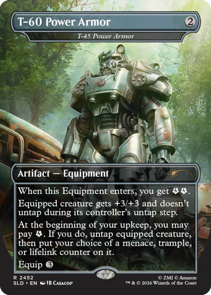 Magic: The Gathering - Secret Lair x Fallout: Beyond Vault 33 (T-60 Power Armor)