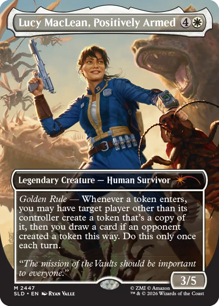 Magic: The Gathering - Secret Lair x Fallout: Beyond Vault 33 (Lucy MacLean, Positively Armed)