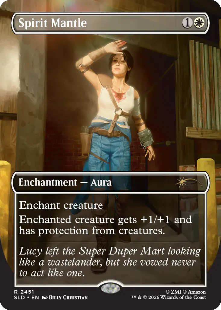 Magic: The Gathering - Secret Lair x Fallout: Beyond Vault 33 (Spirit Mantle)