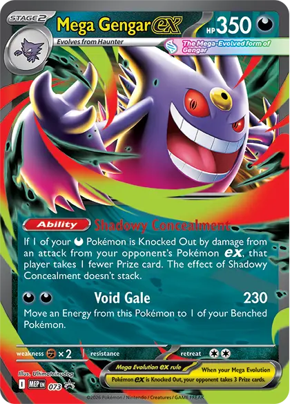 Pokémon: Mega Moonlit Tin (Mega Gengar ex Promo Card)