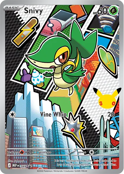 Pokémon: First Partner Illustration Collection - Series 2 (Snivy)