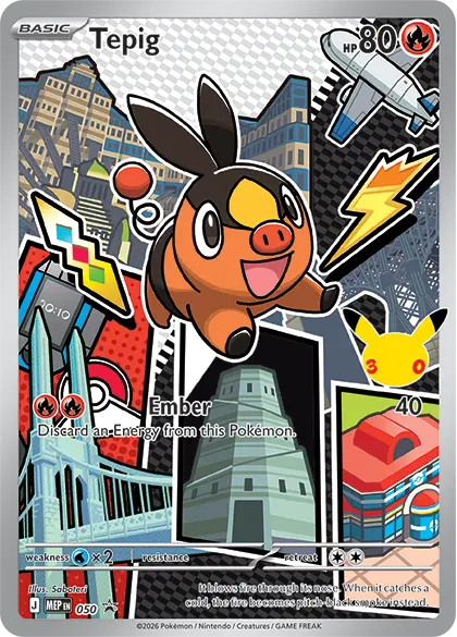 Pokémon: First Partner Illustration Collection - Series 2 (Tepig)