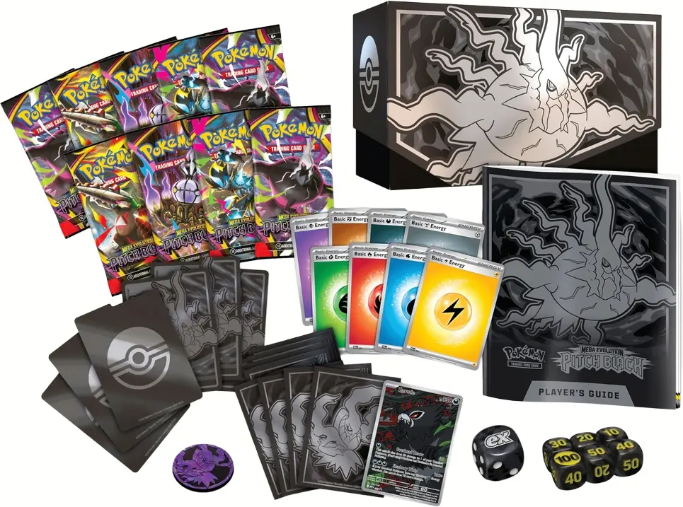 Pokémon - Mega Evolution 5: Pitch Black - Elite Trainer Box (Contents)