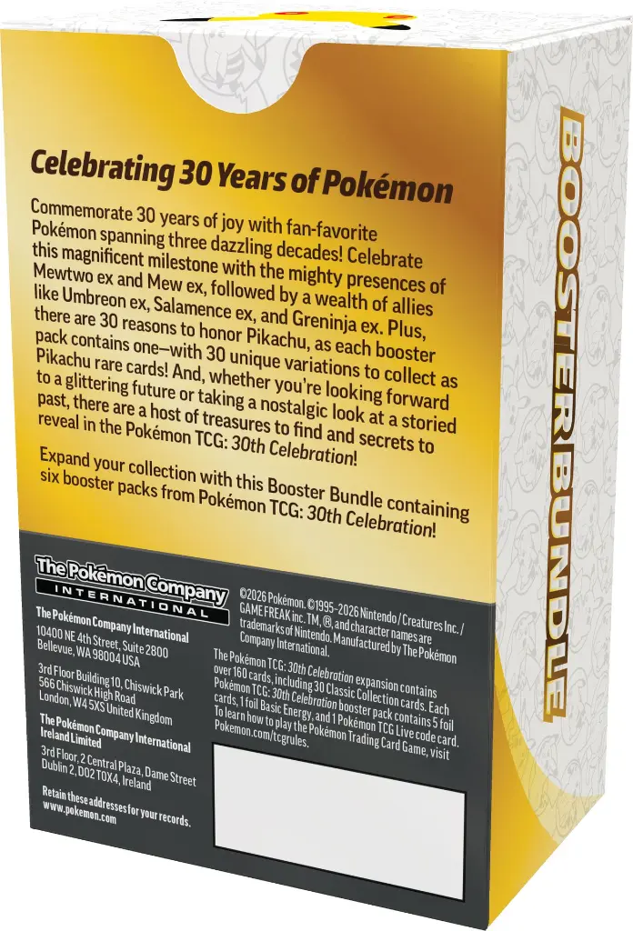 Pokémon: 30th Celebration - Booster Bundle (2)