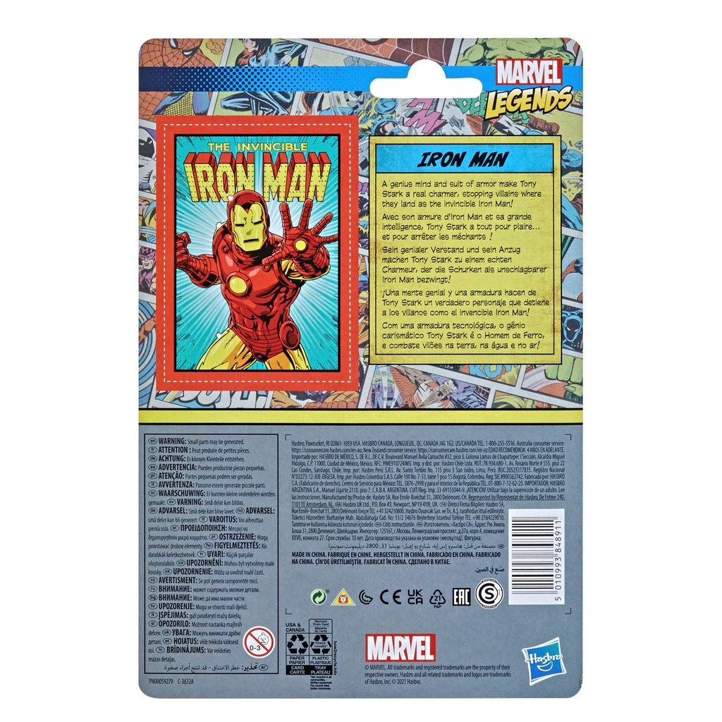 Marvel Legends - Retro 375 Iron Man Action Figure