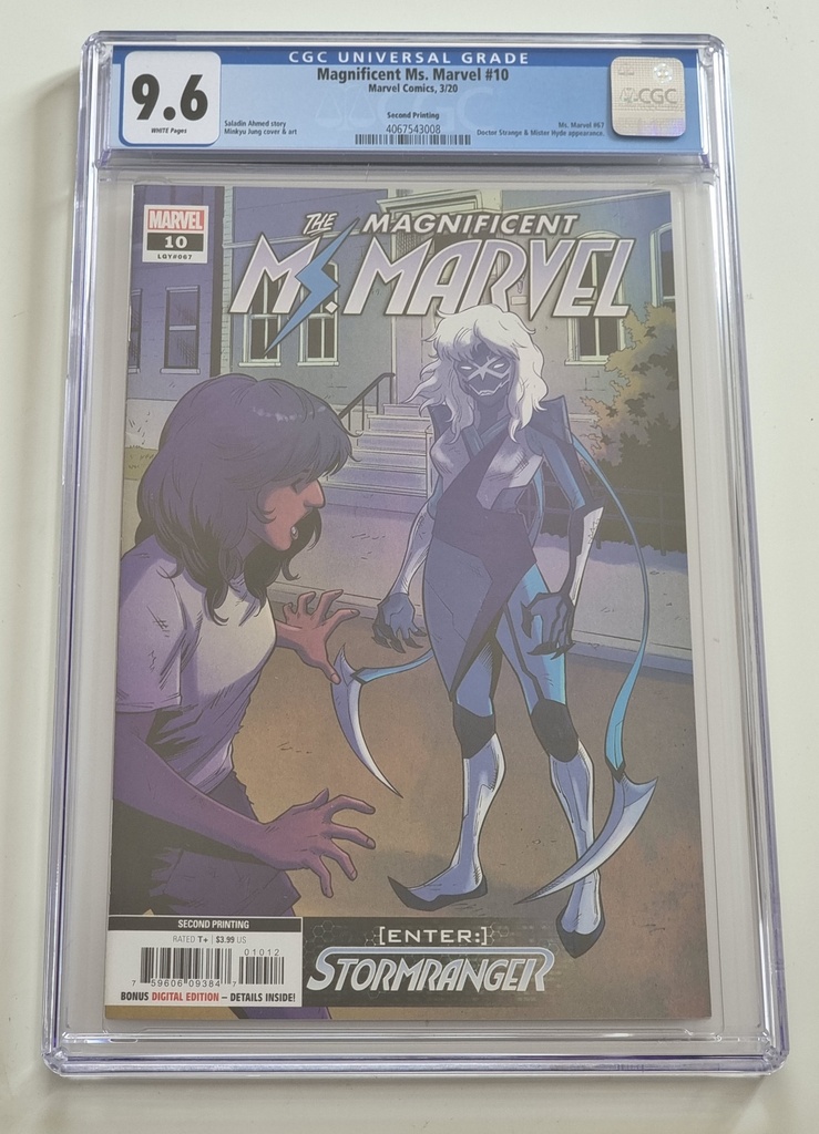 Magnificent Ms Marvel #10 (CGC 9.6 - 2nd Printing Jung Variant)